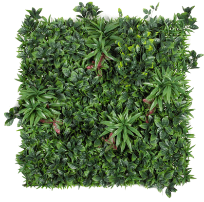 Artificial Green Meadows 1m x 1m Plant Wall Panel UV Stabilised