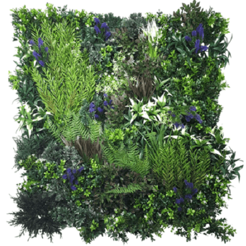 Artificial Purple Lavender 90cm x 90cm Vertical Garden UV Stabilised