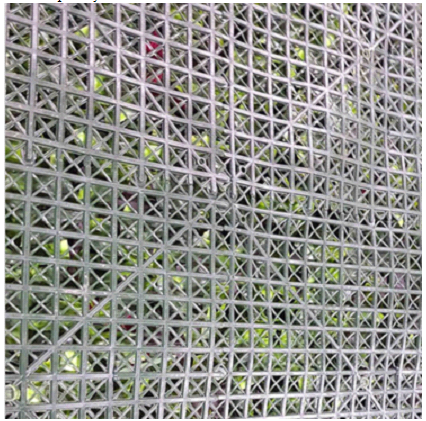 Artificial White Grass & Fern Vertical Garden 1m x 1m UV Stabilised_1